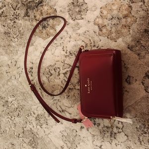 Red kate spade cross body